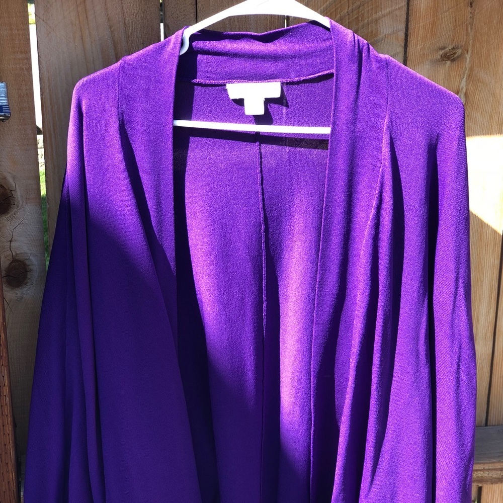 Small like new purple Coldwater Creek sweater